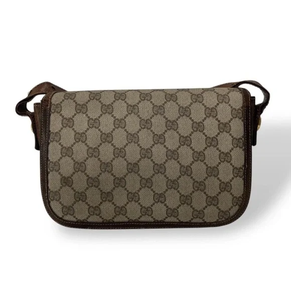 Gucci Beige and Dark Brown Crossbody Bag - Picture 3 of 16